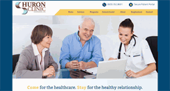 Desktop Screenshot of huronclinic.com